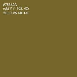 #75662A - Yellow Metal Color Image