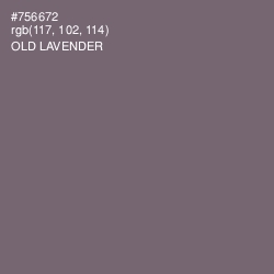 #756672 - Old Lavender Color Image