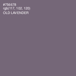 #756678 - Old Lavender Color Image