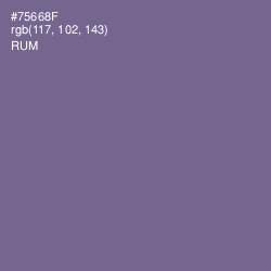 #75668F - Rum Color Image