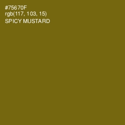 #75670F - Spicy Mustard Color Image