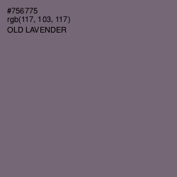 #756775 - Old Lavender Color Image