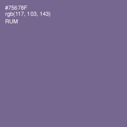 #75678F - Rum Color Image