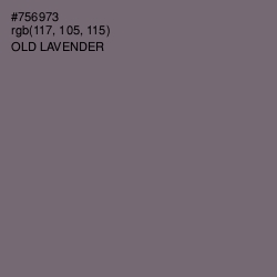 #756973 - Old Lavender Color Image