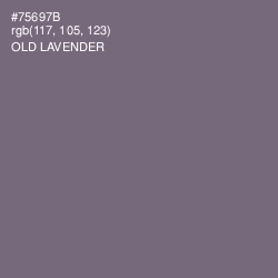 #75697B - Old Lavender Color Image