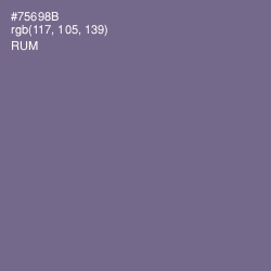 #75698B - Rum Color Image