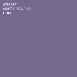 #75698F - Rum Color Image