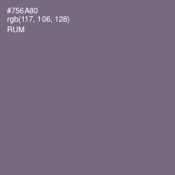 #756A80 - Rum Color Image