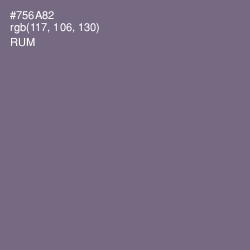 #756A82 - Rum Color Image