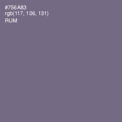 #756A83 - Rum Color Image