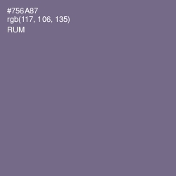 #756A87 - Rum Color Image