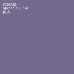 #756A8D - Rum Color Image