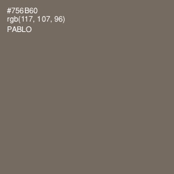 #756B60 - Pablo Color Image