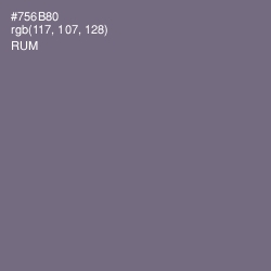 #756B80 - Rum Color Image