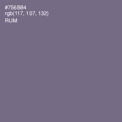 #756B84 - Rum Color Image