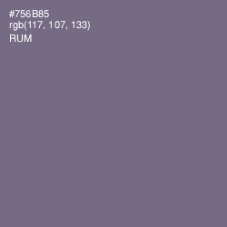 #756B85 - Rum Color Image