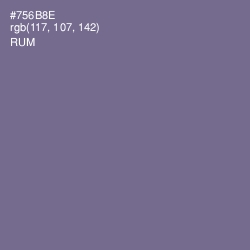 #756B8E - Rum Color Image