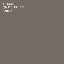 #756C65 - Pablo Color Image