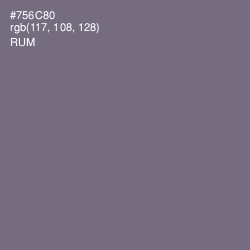 #756C80 - Rum Color Image