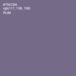 #756C8A - Rum Color Image