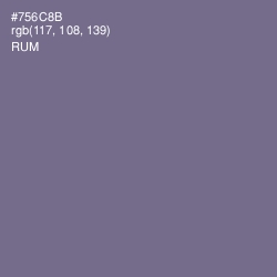 #756C8B - Rum Color Image