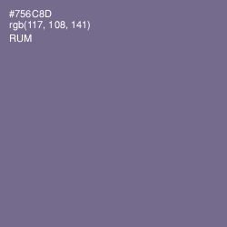 #756C8D - Rum Color Image