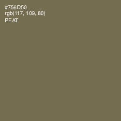 #756D50 - Peat Color Image