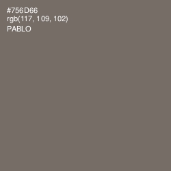 #756D66 - Pablo Color Image
