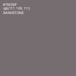 #756D6F - Sandstone Color Image