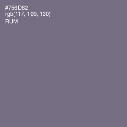 #756D82 - Rum Color Image