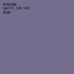 #756D8E - Rum Color Image