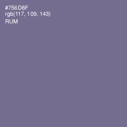 #756D8F - Rum Color Image