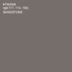 #756E6A - Sandstone Color Image