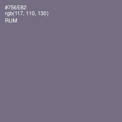 #756E82 - Rum Color Image