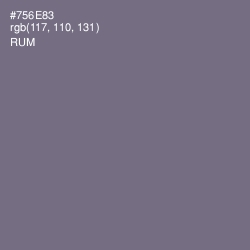 #756E83 - Rum Color Image