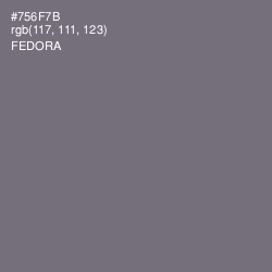 #756F7B - Fedora Color Image