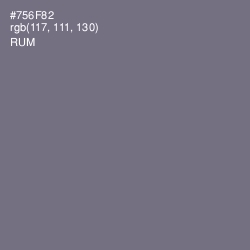 #756F82 - Rum Color Image