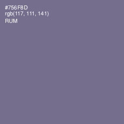 #756F8D - Rum Color Image