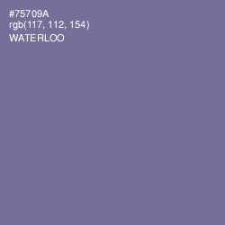 #75709A - Waterloo  Color Image