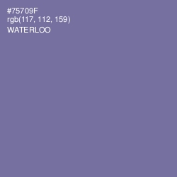 #75709F - Waterloo  Color Image