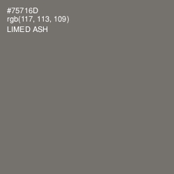 #75716D - Limed Ash Color Image