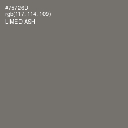 #75726D - Limed Ash Color Image