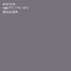 #757279 - Boulder Color Image