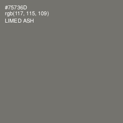 #75736D - Limed Ash Color Image