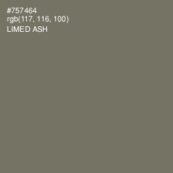 #757464 - Limed Ash Color Image