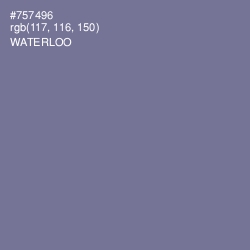 #757496 - Waterloo  Color Image