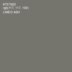 #75756D - Limed Ash Color Image