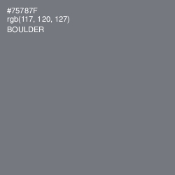 #75787F - Boulder Color Image