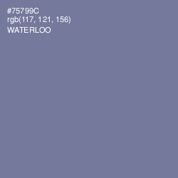 #75799C - Waterloo  Color Image