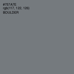 #757A7E - Boulder Color Image